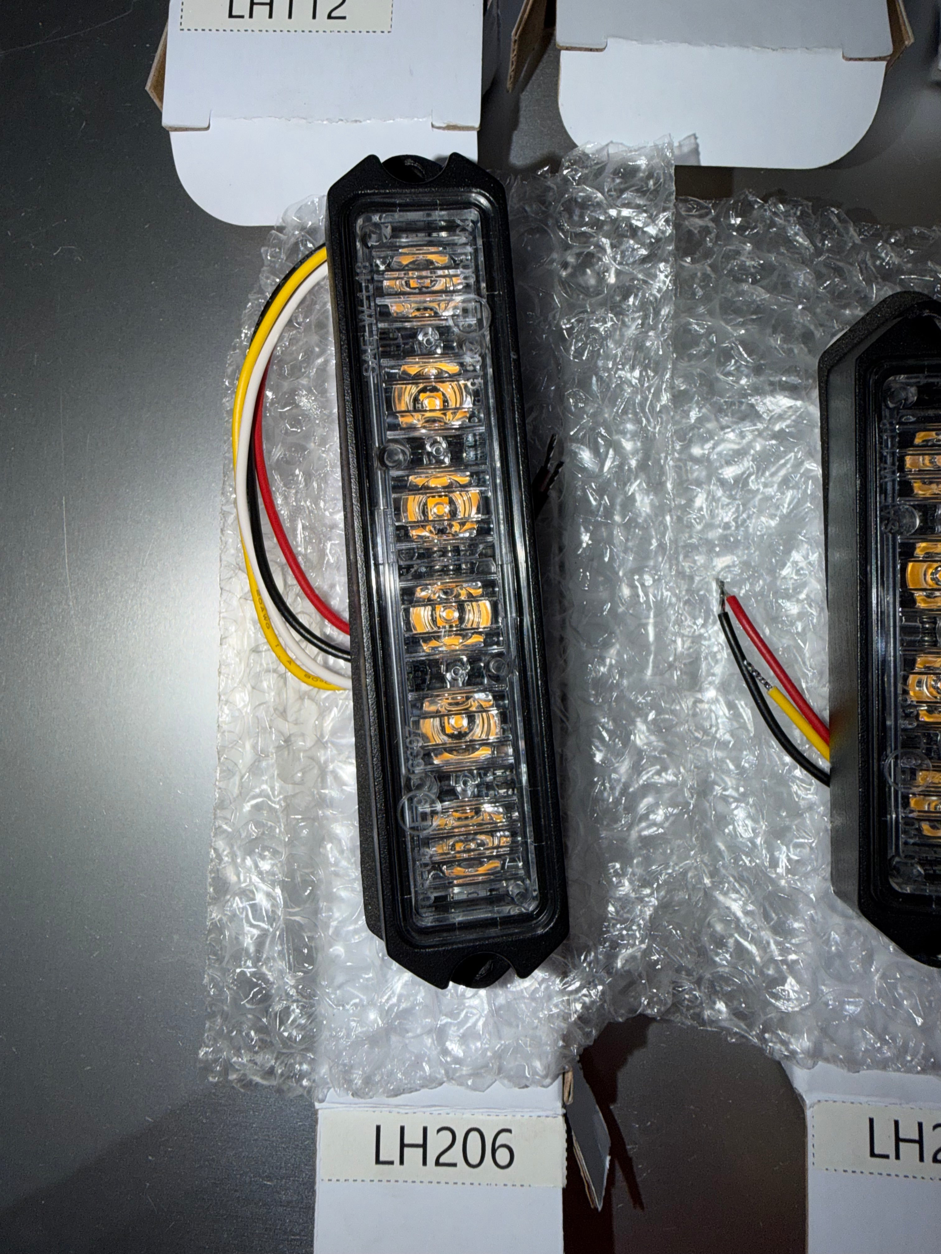 LH206 6-LED Surface Mount Emergency Strobe Warning Light